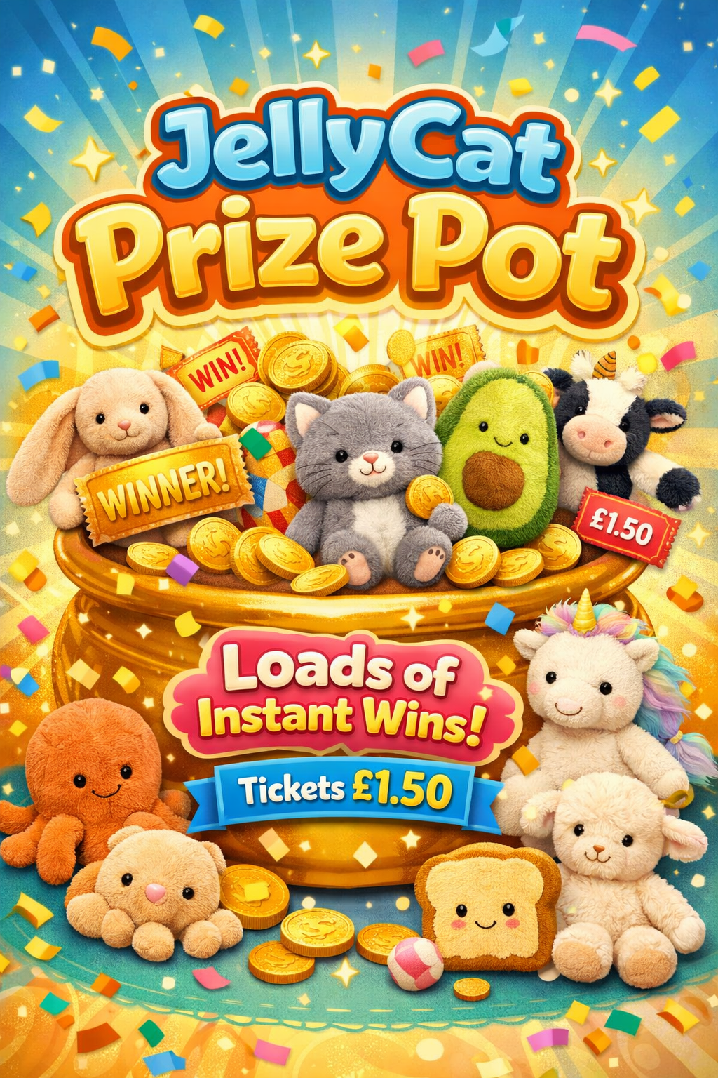 🧸 JellyCat Prize Pot 🧸